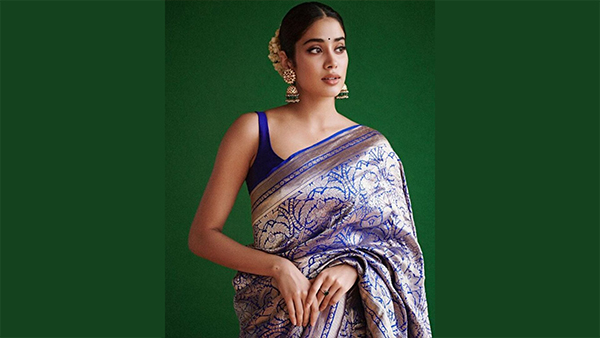 Jhanvi Kapoor handloom saree