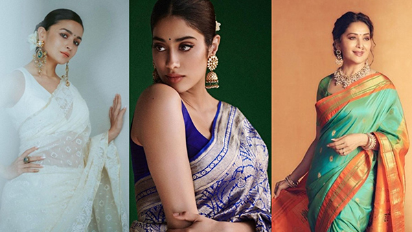 National Handloom Day 2023: Alia Bhatt To Janhvi Kapoor, B-Town Divas Pick Sarees With Finest Craftsmanship, Pics!