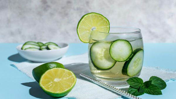 Cucumber Mint Infused Water!