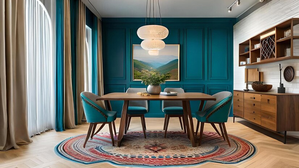 6 Tips To Select The Right Rug Size For Your Dining Room