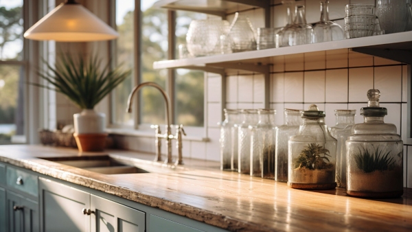 How To Decorate Your Kitchen Counter, 6 Simple Tips That Offer Impressive Display!