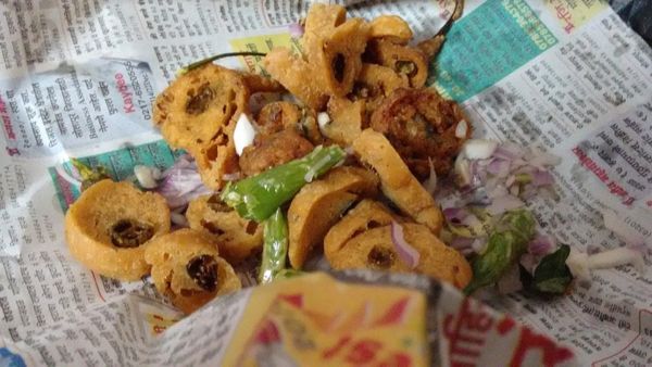 Street Food Served In Newspaper