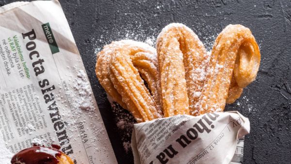 Street Food Served In Newspaper