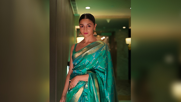Alia Bhatts Silk Saree