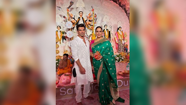 Bipasha Basu in Handloom Silk Saree Bipasha Basu in Handloom Silk Saree