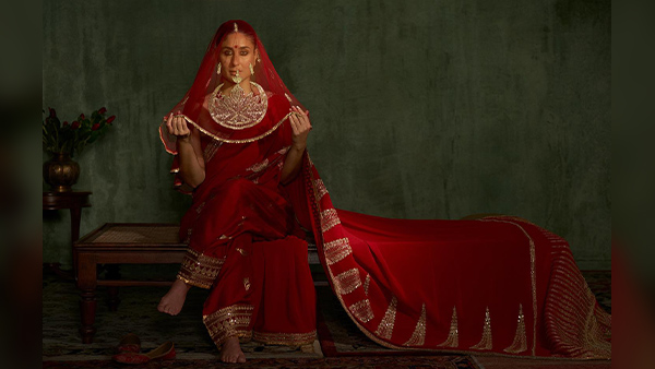 Bridal Saree with Salwar