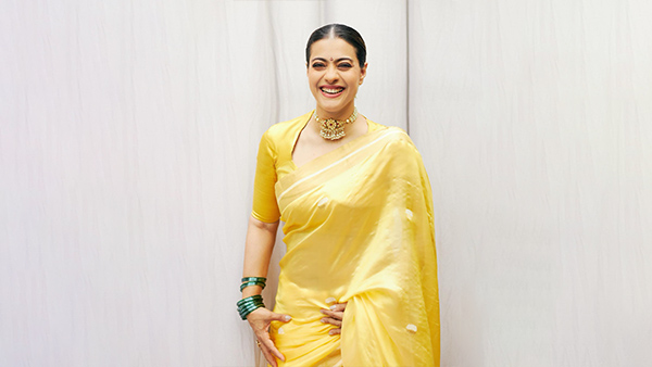 Kajols Plain Silk Saree