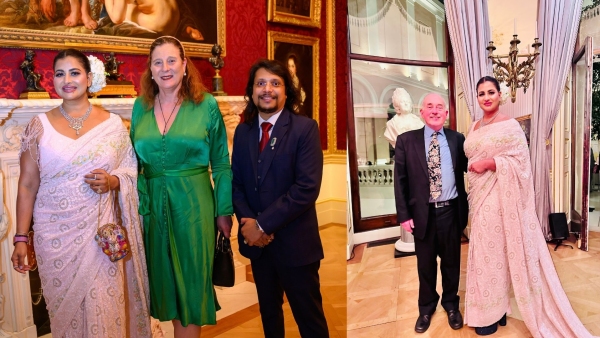 (L-R) SR, Tushar and Princess Katarina and SR and Deputy Mayor