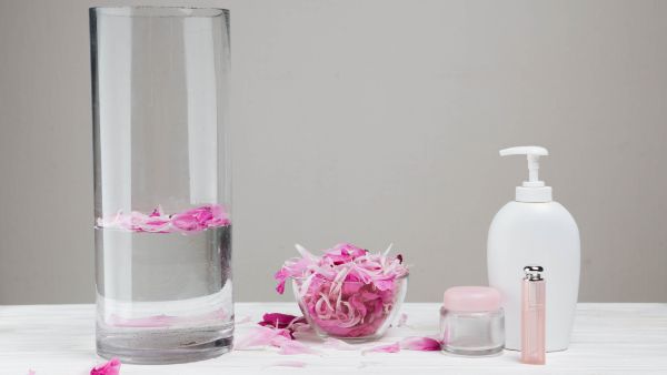 Turmeric And Rose Water For Pimples