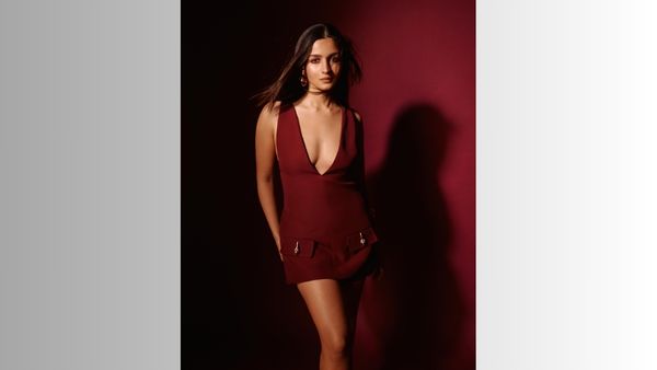 Alia Bhatt Stuns In Ultra-Glam Mini Jumpsuit,
