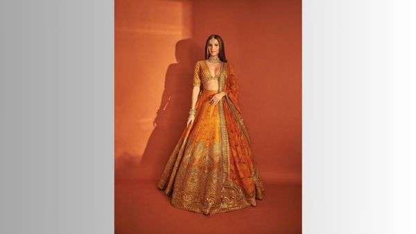 Tara Sutaria Floral Embroidered Lehenga