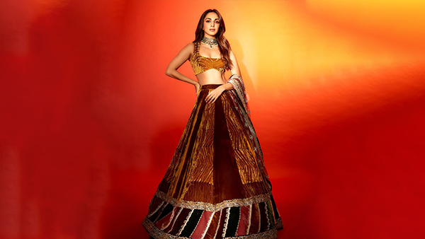 Kiara Advanis Velvet Lehenga