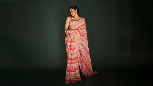 From Kanjeevarams to Sequins: Animal Movie Actor Rashmika Mandannas Diverse Saree Wardrobe, Bookmark It!