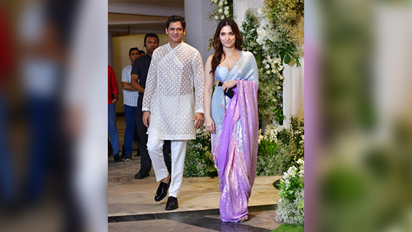 Tamannaah Bhatia And Vijay Varma Ooze Grace And Glamour At Manish Malhotra Diwali Bash Tamannaah Bhatia And Vijay Varma Ooze Grace And Glamour At Manish Malhotra Diwali Bash