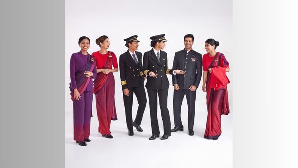 Saree With Pants: Manish Malhotra Designs Culturally Rooted Modern Uniforms For Air India Staff, Pics!
