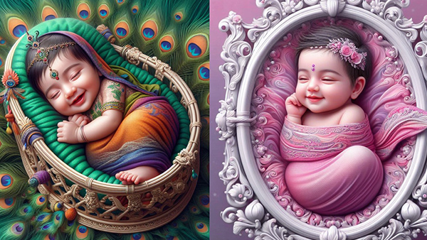 AI New Born Babies Photoshoot Ideas 