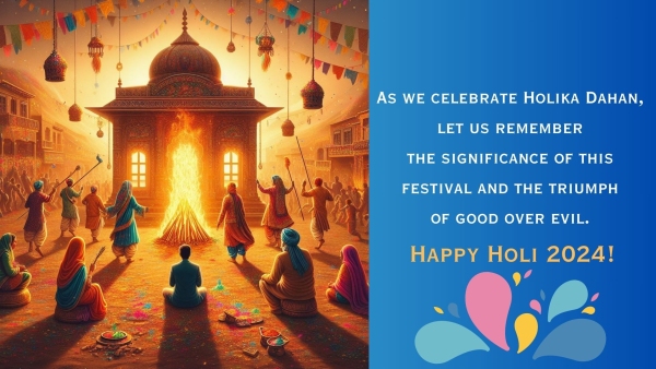 Holika Dahan 2024 Wishes Quotes Whatsapp Instagram Status Messages Images Posters Greetings