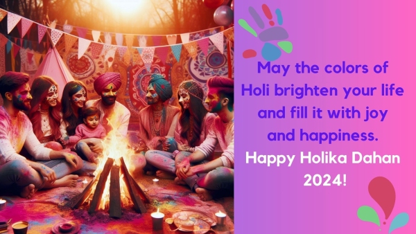 Holika Dahan 2024 Wishes Quotes Whatsapp Instagram Status Messages Images Posters Greetings
