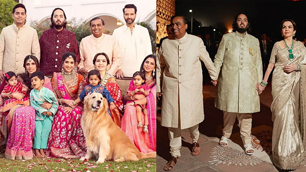 The Ambani s Exude Royalty In Family Pics Bookmark Their Indian Ethnic Style From Anant-Radhika s Pre-Wedding