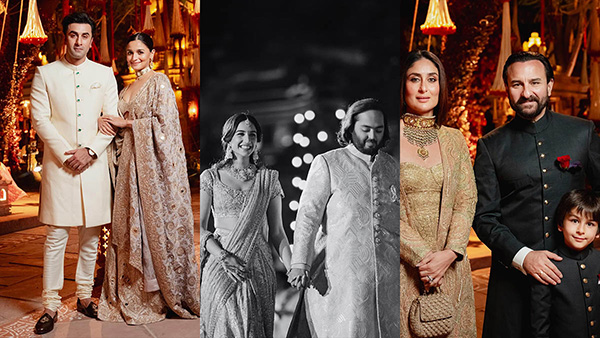 Ambani Pre-Wedding Day 3 Alia-Ranbir Saif-Kareena SRK Others Dazzle In Quintessential Desi Avatar Pics