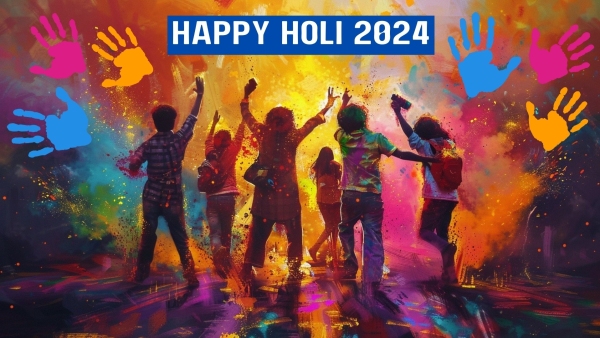 Happy Holi 2024 Wishes Top 50 Quotes WhatsApp Instagram Status Messages Images Posters Greetings
