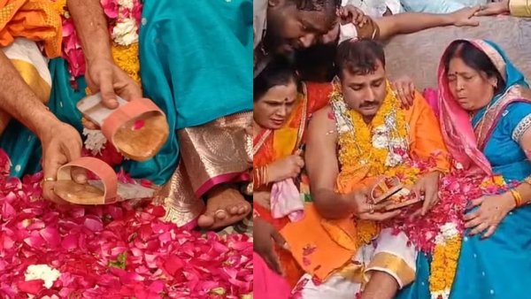Man From Ujjain Gets Inspired By Ramayana Gifts Mother Footwear Made From His Own Skin