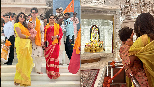 Priyanka Chopra Dons Yellow Saree For Her Ayodhya Visit Know The Cost Of Handloom Saree Here