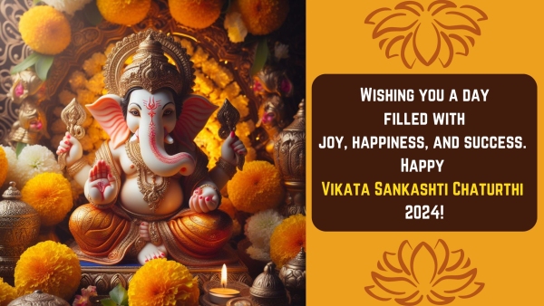 Vikata Sankashti Chaturthi 2024 Wishes Greetings Messages Images Posters Twitter And Instagram Status