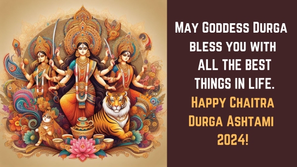 As we celebrate Chaitra Durga Ashtami on 16 April 2024 it is a time to offer prayers seek blessings and extend warm wishes and greetings to our friends family and loved ones Here are 25 Chaitra Durga Ashtami wishes and greetings to share the joy of this auspicious day