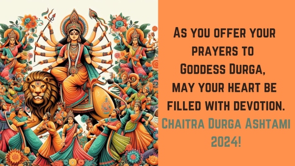 Chaitra Durga Ashtami 2024 Wishes Greetings Messages Images Posters Twitter And Instagram Status