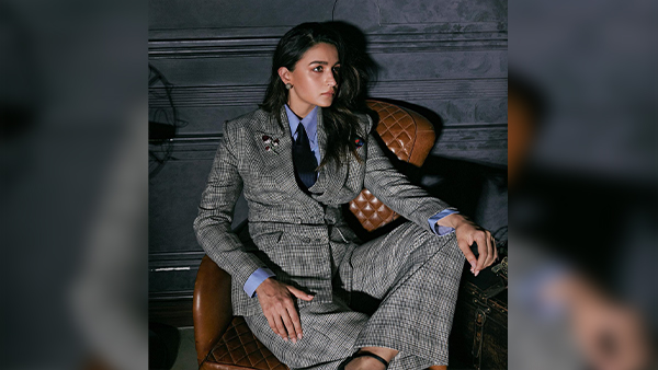 Alia Bhatt Dons Classic Pantsuit For The Times Magazine Cover Bookmark Her Power Dressing Looks