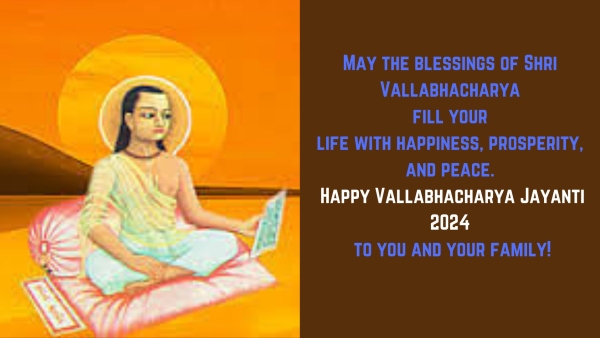Vallabhacharya Jayanti 2024 Wishes Greetings Messages Images Twitter And Instagram Status