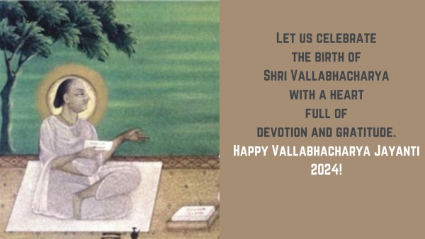 Vallabhacharya Jayanti 2024 Wishes Greetings Messages Images Twitter And Instagram Status