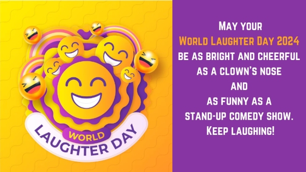 World Laughter Day 2024 Funny Wishes Greetings Messages Images Twitter Status And Instagram Captions