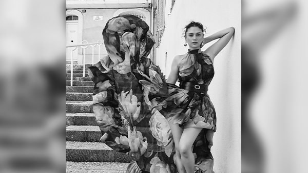 Cannes 2024 Aditi Rao Hydari s Floral Black And Yellow Dress Avatar Redefines Modern Elegance Pics