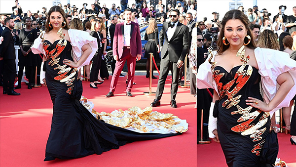 Cannes 2024 Aishwarya Rai Bachchan Wows In Show-Stopping Falguni Shane Peacock Outfit Pics
