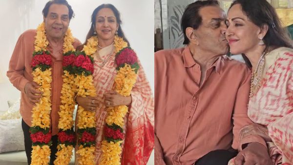 Dharmendra And Hema Malini Marry Again Dream Girl looks Resplendent In Silk saree Pics
