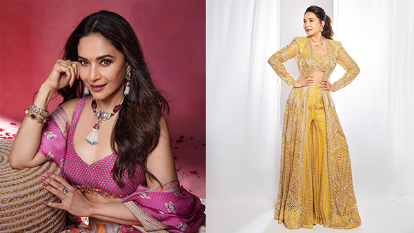 Happy Birthday Madhuri Dixit Decoding Bollywood s Dhak Dhak Girl s Iconic Ethnic Fashion