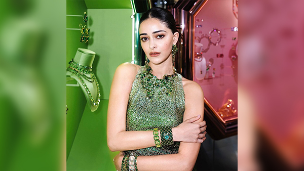 Ananya Panday s Wows In Shimmery Midi Dress At Swarovski s Milan Event Bookmark Her Modern Avatar