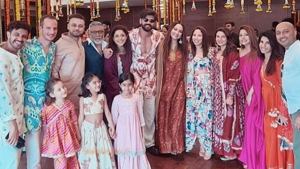 Sonakshi Sinha-Zaheer Iqbal Wedding Couple Sports Twinning Look At Their Mehendi Ceremony Pics