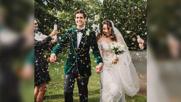 Sidhartha Mallya-Jasmine Wedding The Pretty Bride Looks Like A Vision In White Lace Gown Pics