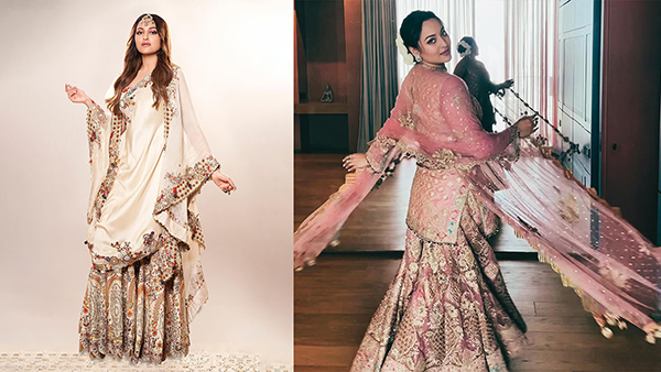 Sonakshi Sinha s Must-Have Sharara Sets Elevate Your Festive Wardrobe Like Heeramandi Star