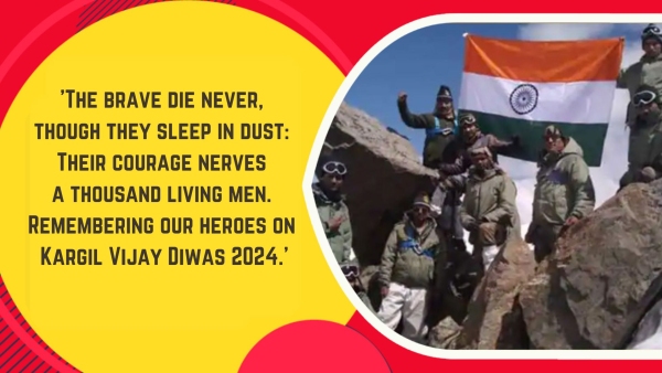 Kargil Vijay Diwas 2024 Patriotic Quotes Wishes Images And Greetings To Share On This Day