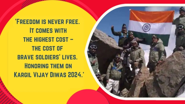 Kargil Vijay Diwas 2024 Patriotic Quotes Wishes Images And Greetings To Share On This Day