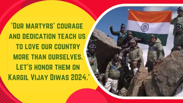 Kargil Vijay Diwas 2024 Patriotic Quotes Wishes Images And Greetings To Share On This Day