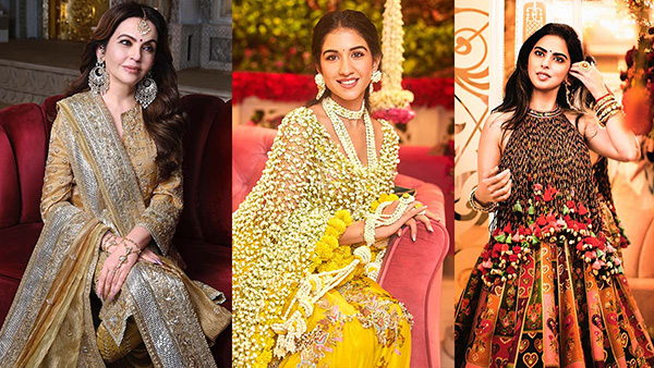 Anant-Radhika Wedding Floral Dupatta To Boho Avatar Decoding The Ambanis Haldi Ceremony Glitz