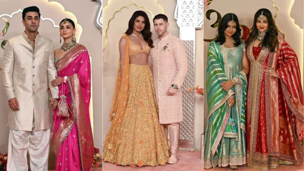 Ambani Wedding Alia To Priyanka Bollywood Celeb Join Hands To Flaunt Ethnic Style At The Most Extravagant Event