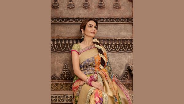 Nita Ambani s Rangkat Banarasi Saree By Manish Malhotra Defines Indian Heritage Pays Homage To Varanasi