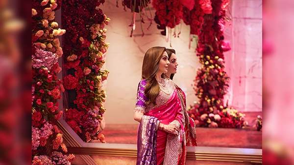 Nita Ambani s Charbagh Saree By Manish Malhotra Decoding Her Regal Traditional Look