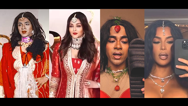 Indian Influencer s Take On Sasta Versions Of High End Ambani Guests Outfits Is Hilarious Watch Video Indian Influencer s Take On Sasta Versions Of High End Ambani Guests Outfits Is Hilarious Watch Video